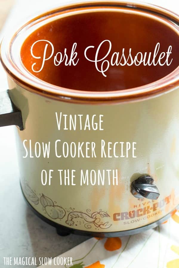 slow cooker pork cassoulet