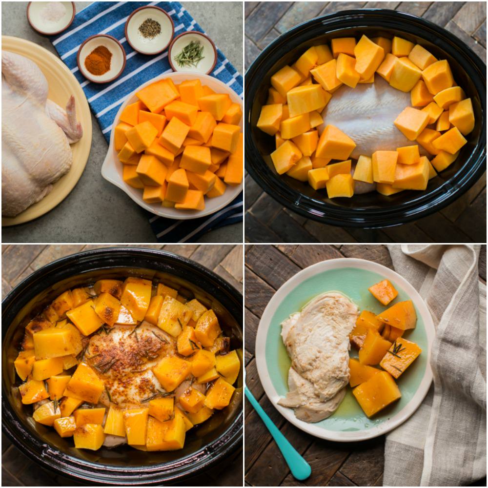 Slow Cooker Rosemary Chicken and Butternut Squash The Magical Slow Cooker