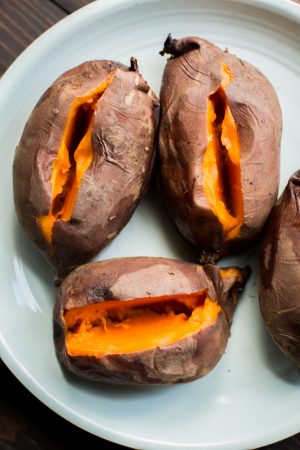 Slow Cooker Pulled Pork Stuffed Sweet Potatoes - The Magical Slow Cooker