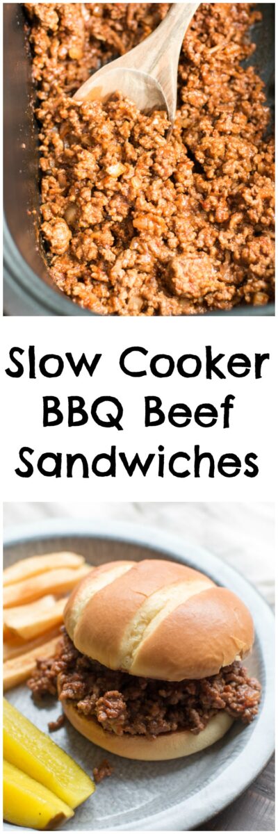 Slow Cooker Barbecue Beef Sandwiches