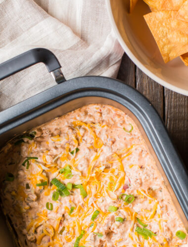 Sausage dip in slow cooker