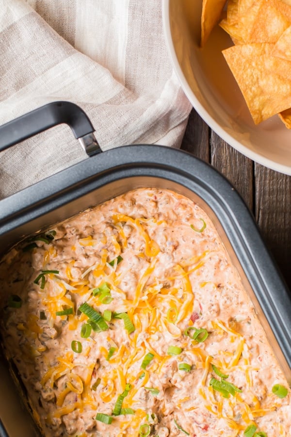 Sausage dip in slow cooker