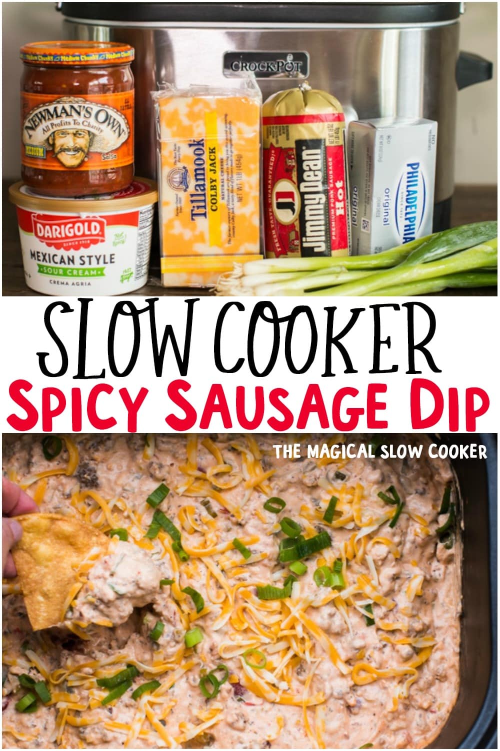 Slow Cooker Spicy Sausage Dip The Magical Slow Cooker