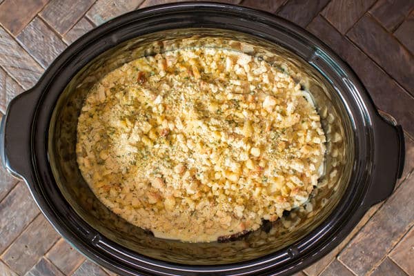 Slow Cooker Chicken Cordon Bleu Casserole