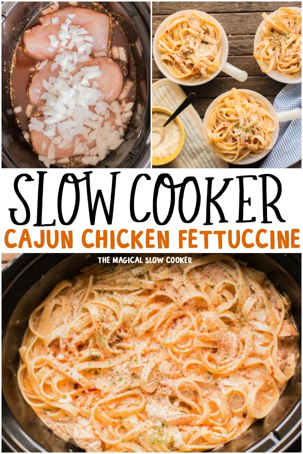 Slow Cooker Cajun Chicken Fettuccine The Magical Slow Cooker