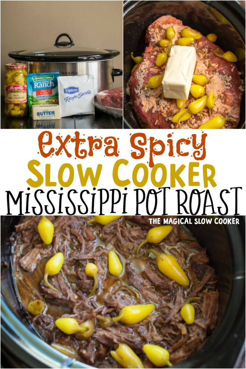 collage of spicy mississippi pot roast images for pinterest