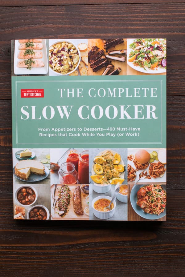 photo of the complete slow cooker book by america\'s test kitchen