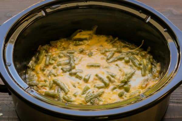 Slow Cooker Green Bean Casserole - The Magical Slow Cooker