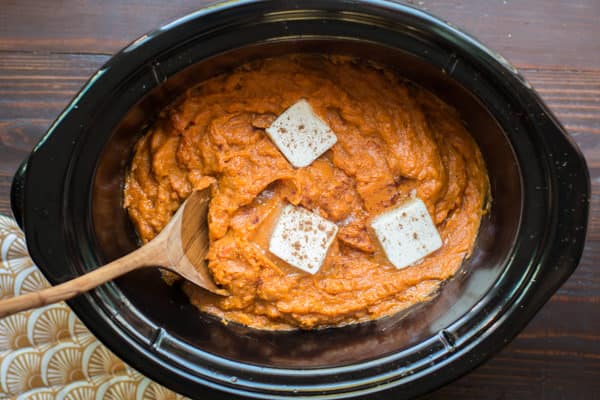 Slow Cooker Mashed Sweet Potatoes