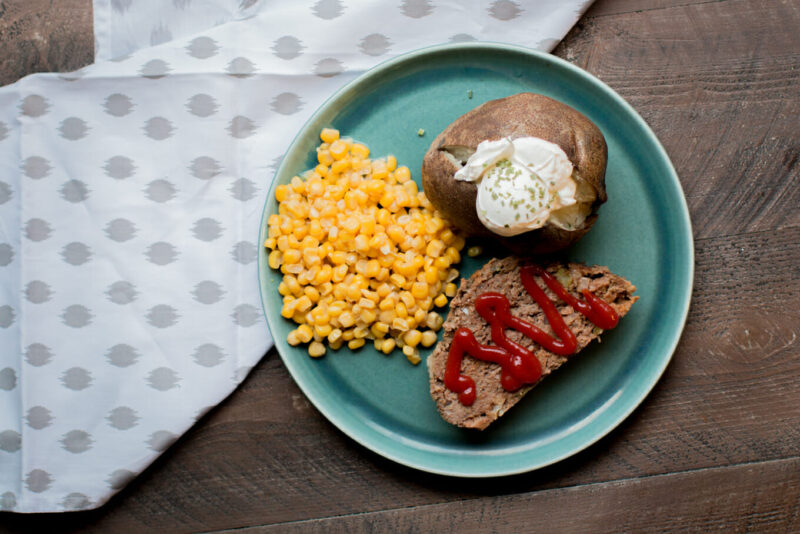 Slow Cooker Meatloaf and Baked Potatoes The Magical Slow Cooker