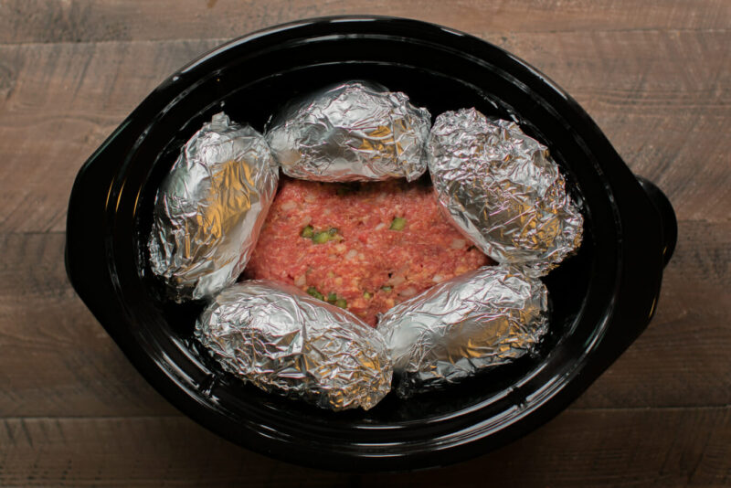 Slow Cooker Meatloaf and Baked Potatoes The Magical Slow Cooker