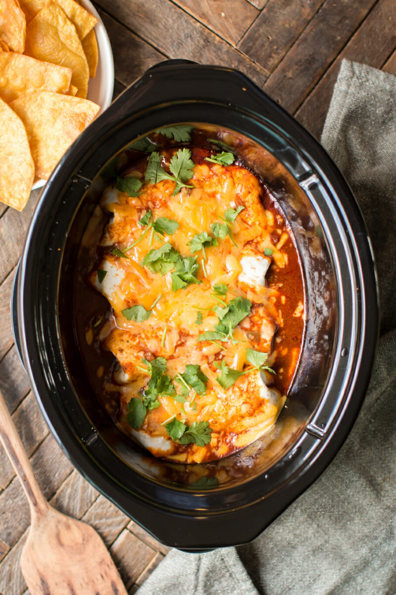 Slow Cooker Smothered Beef Burritos The Magical Slow Cooker