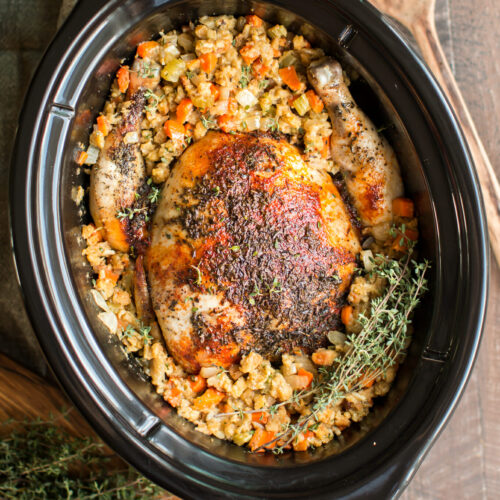 Slow Cooker Whole Chicken With Stuffing The Magical Slow Cooker