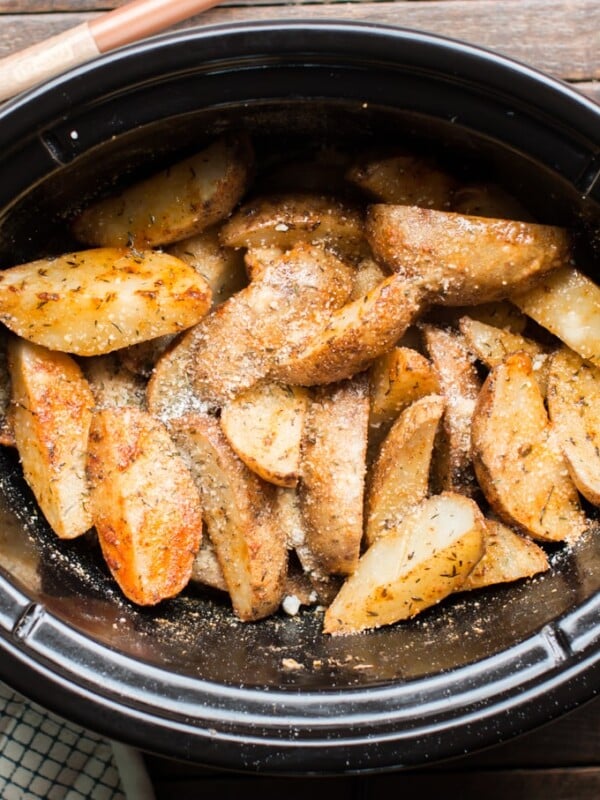 Slow Cooker Cajun Parmesan Potatoes The Magical Slow Cooker