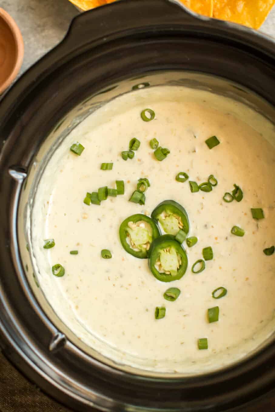 Slow Cooker Queso Verde The Magical Slow Cooker