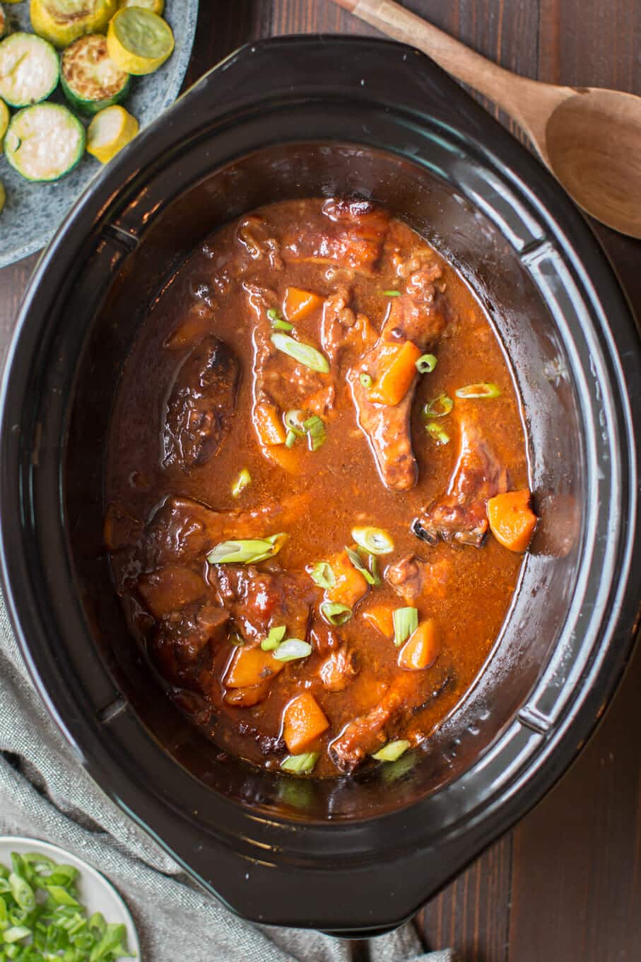 Slow Cooker Peachy Barbecue Ribs