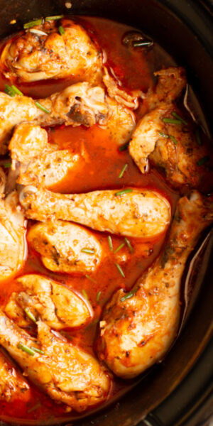 slow cooker buffalo ranch drumsticks