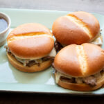 Slow Cooker Garlic Beer French Dips