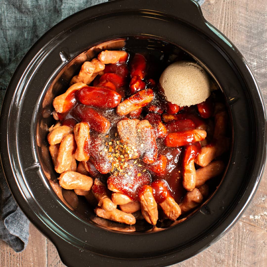 Slow Cooker Molasses Barbecue Little Smokies The Magical Slow Cooker