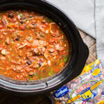 Slow Cooker Chicken Chili {Hurst’s® HamBeens® Slow Cooker Chili}