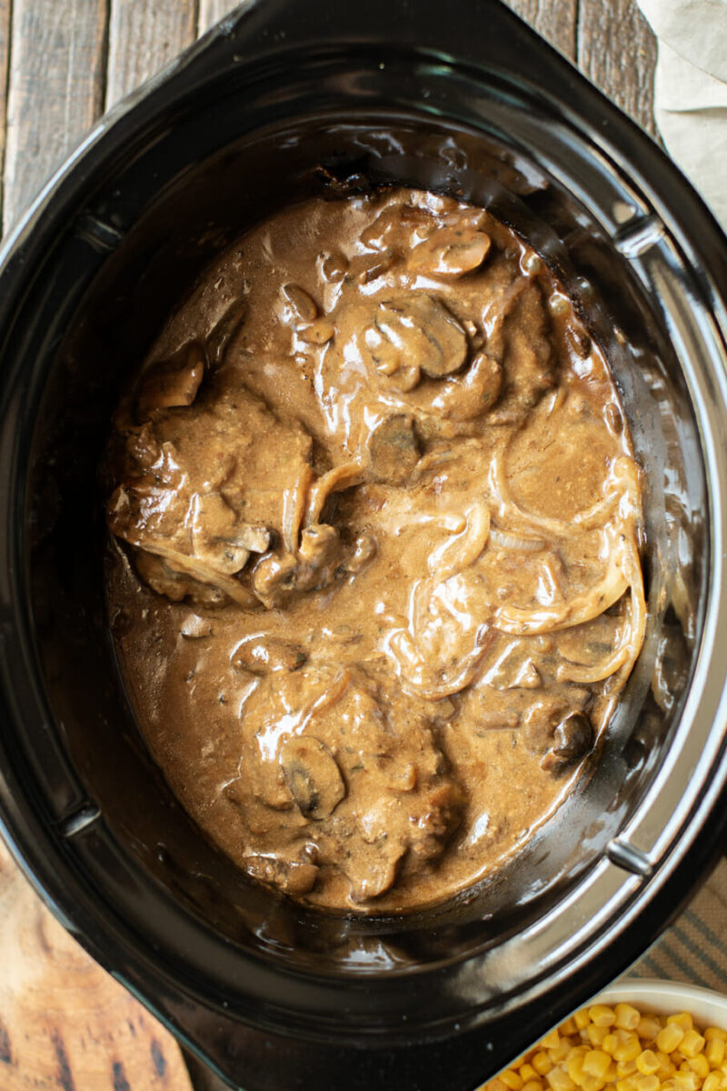 Slow Cooker Salisbury Steak