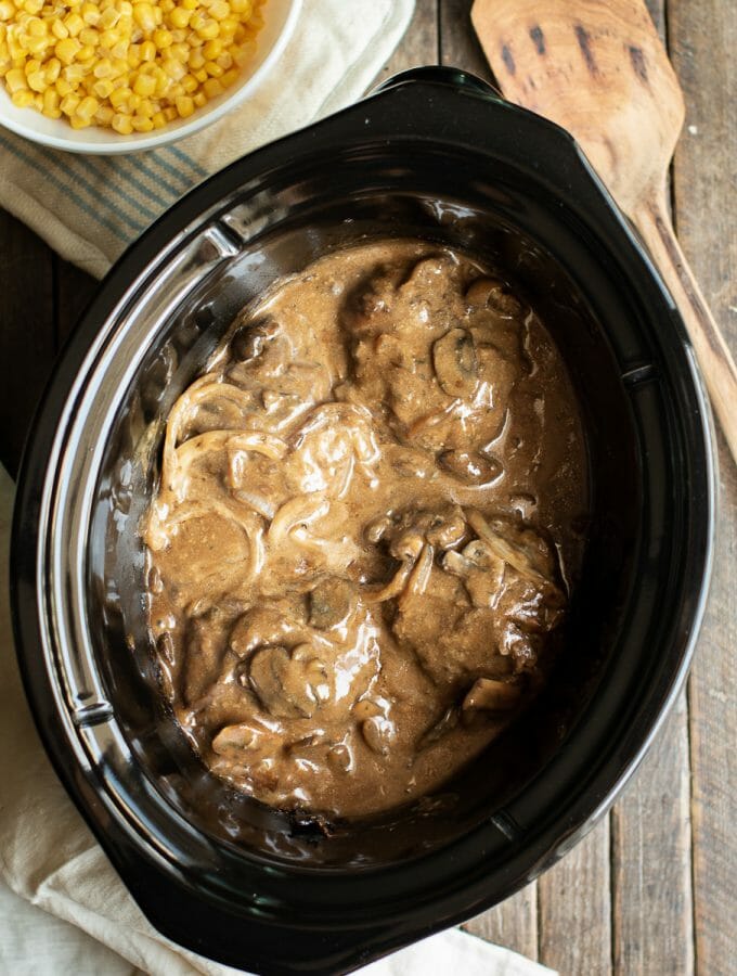 Slow Cooker Salisbury Steak