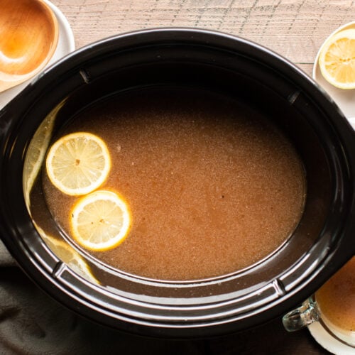 Slow Cooker Beef Bone Broth The Magical Slow Cooker
