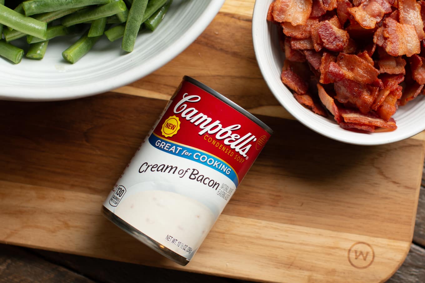 can of cream of bacon soup