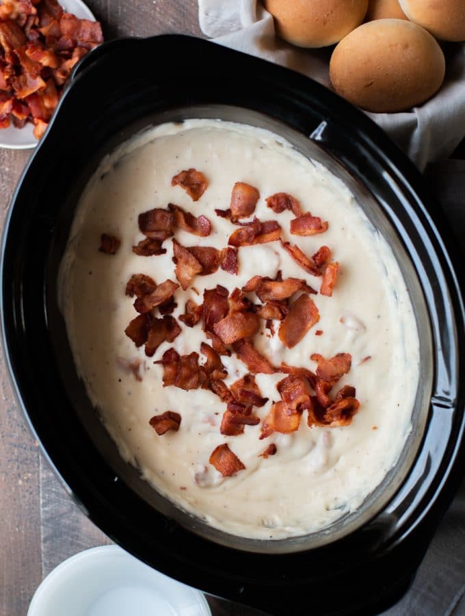 Slow Cooker Potato Bacon Soup