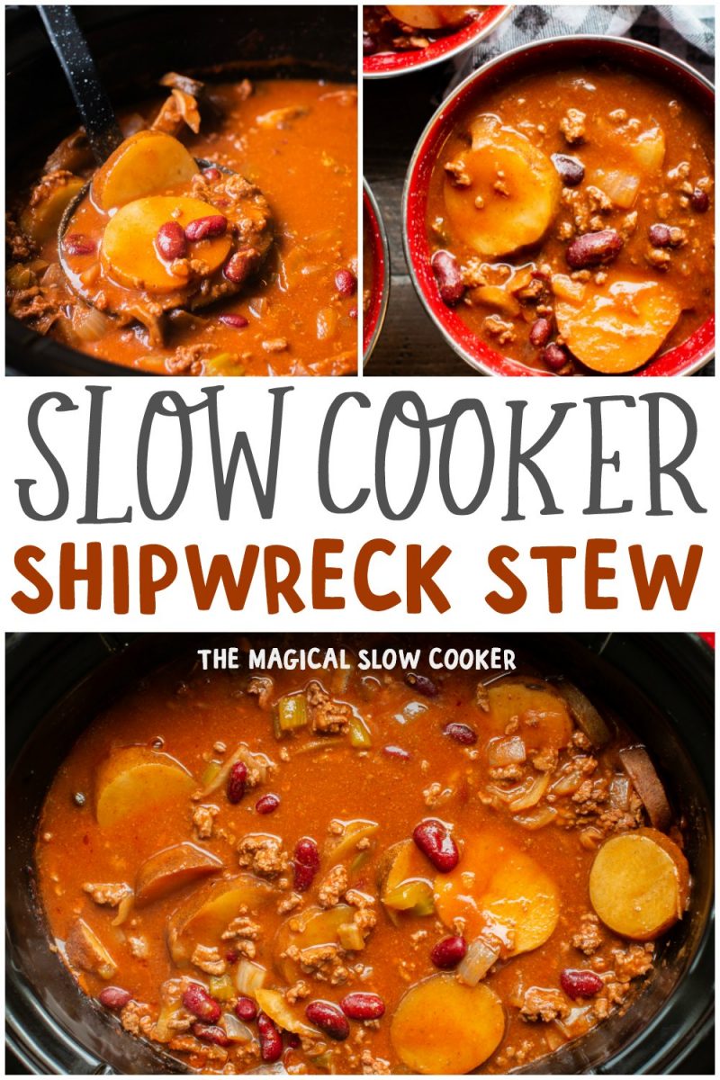 collage of shipwreck stew images