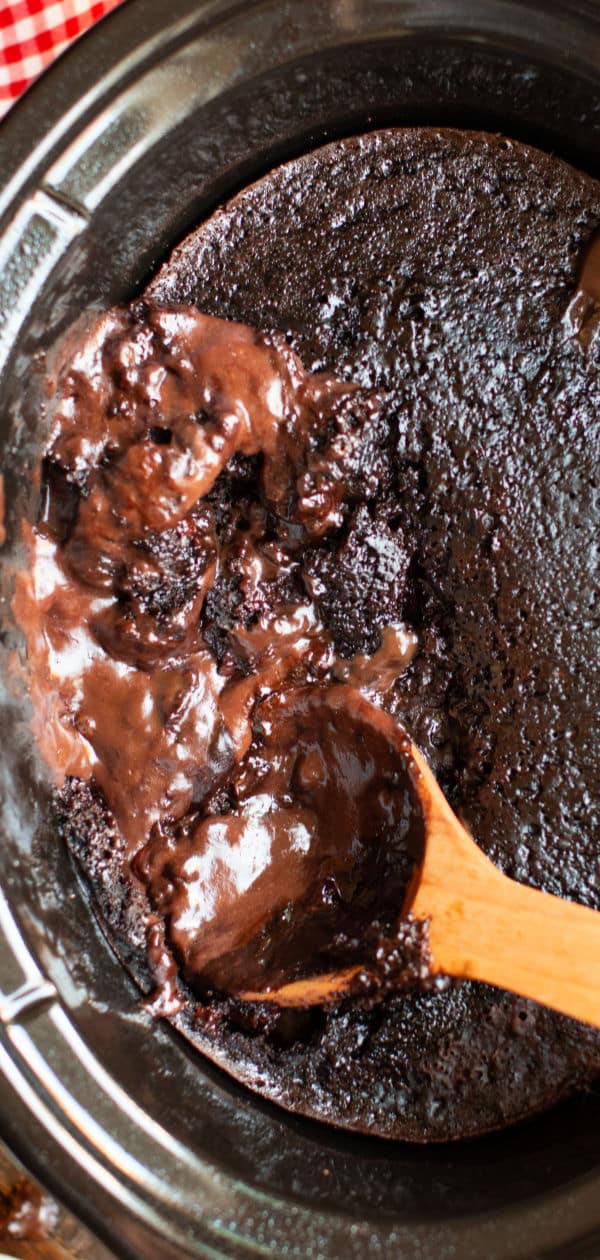 Slow Cooker Chocolate Lava Cake