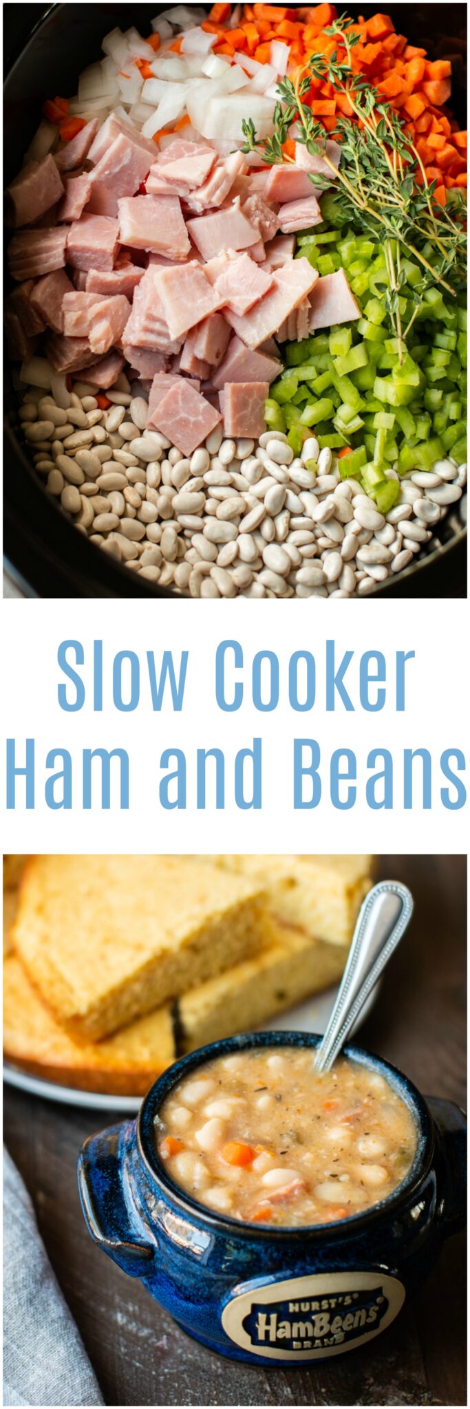 Slow Cooker Ham and Beans The Magical Slow Cooker