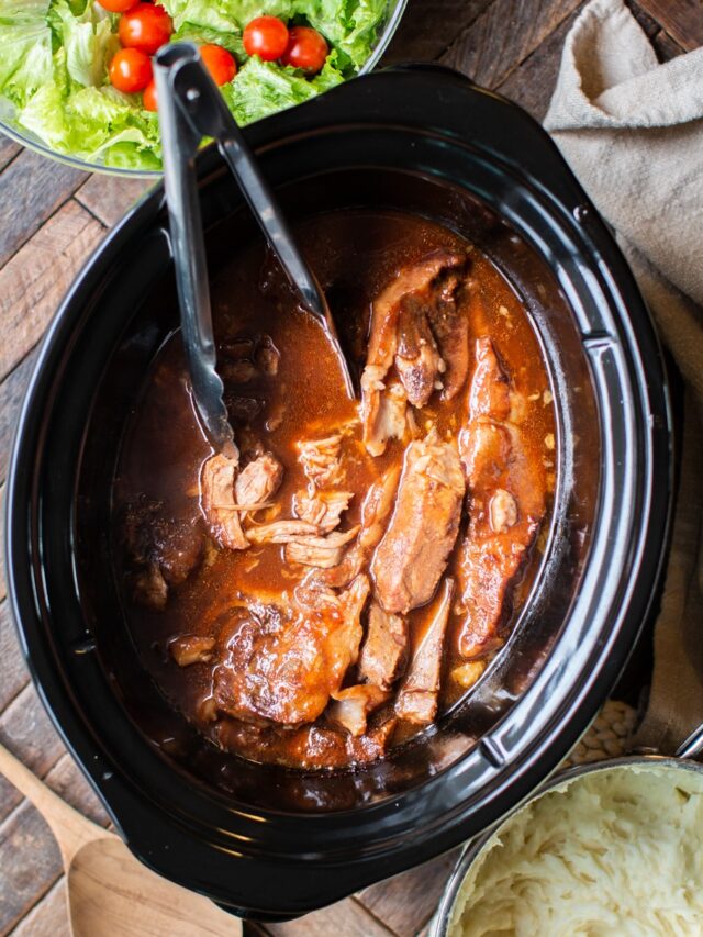 Slow Cooker Sweet and Sour Country Style Ribs The Magical Slow Cooker