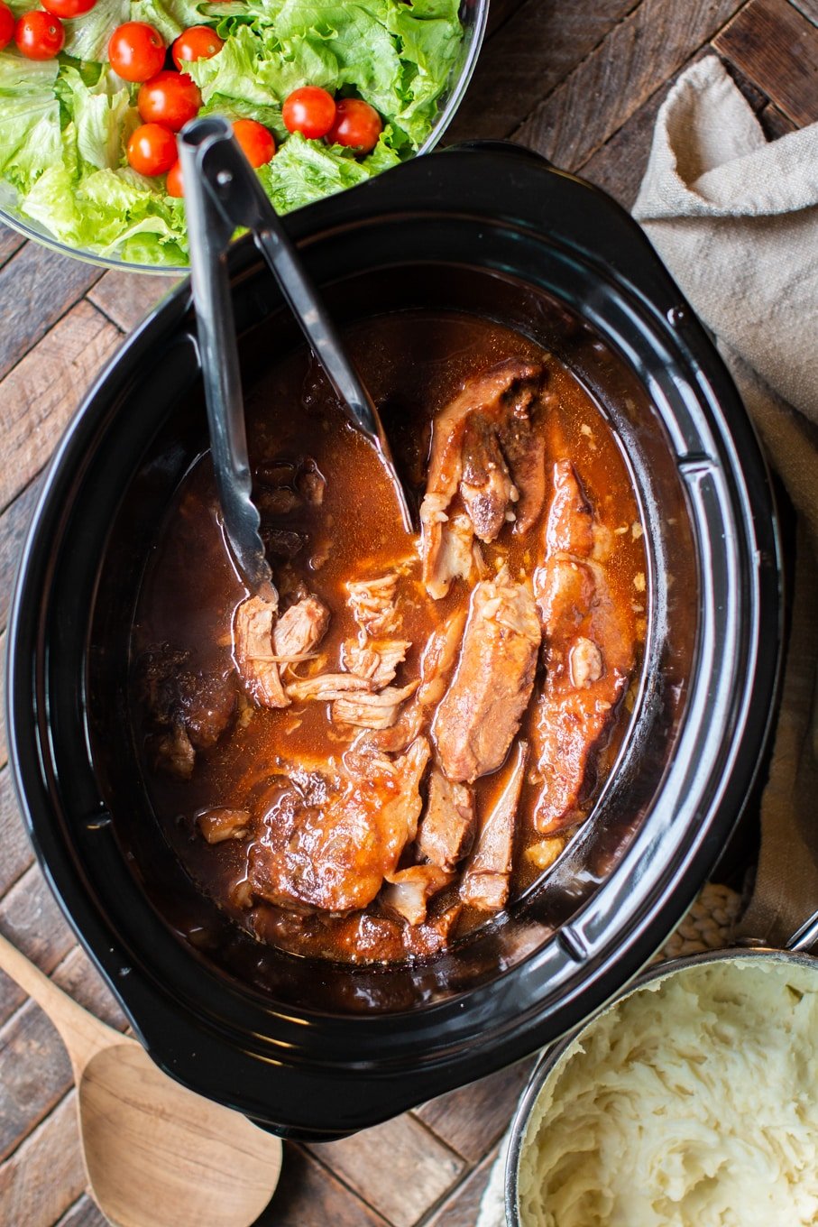Slow Cooker Sweet and Sour Country Style Ribs