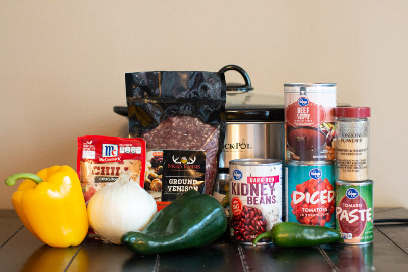 Slow Cooker Venison Chili