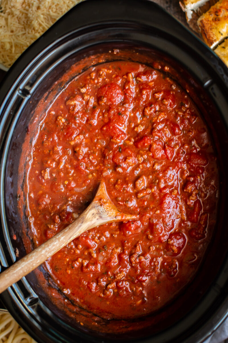 Slow Cooker Spaghetti Sauce - The Magical Slow Cooker