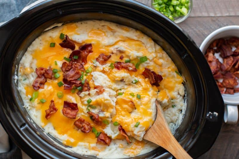 Slow Cooker Baked Potato Casserole The Magical Slow Cooker