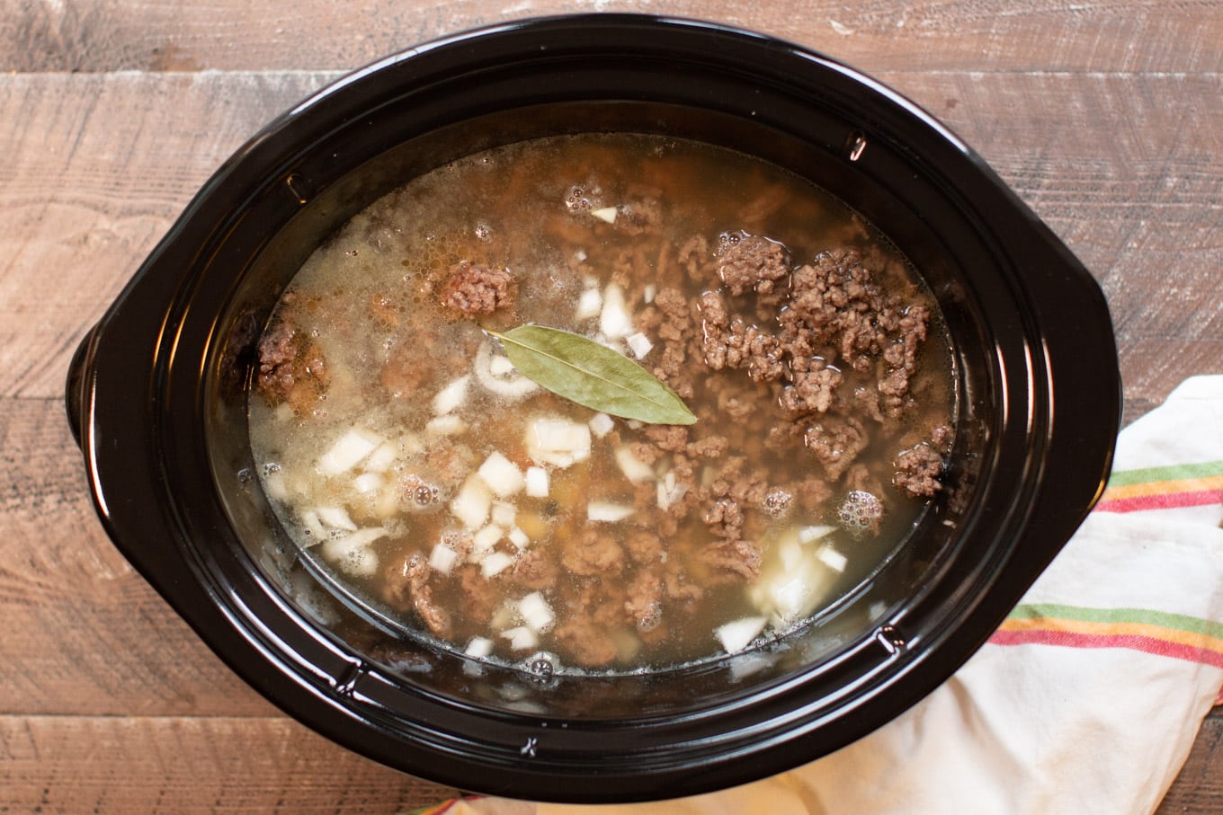 taco 15 bean soup before cooking