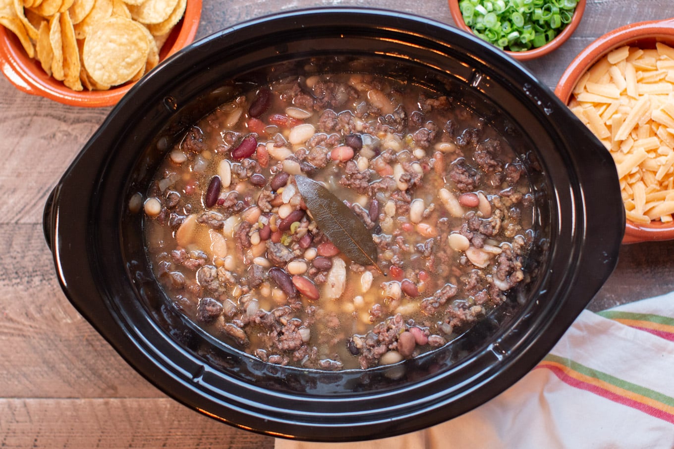 taco 15 bean soup cooked before adding taco seasoning