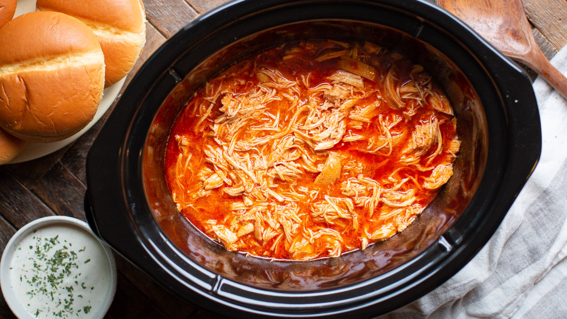 Slow Cooker Buffalo Chicken The Magical Slow Cooker