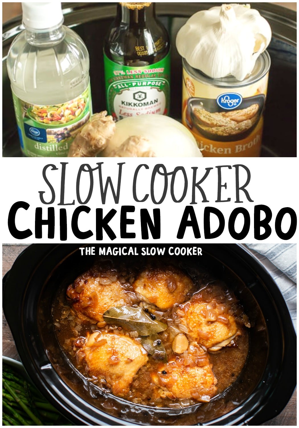 Slow Cooker Chicken Adobo The Magical Slow Cooker