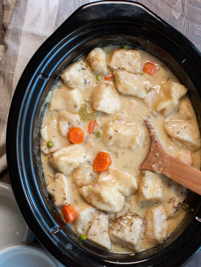 Easy Slow Cooker Chicken and Dumplings Recipe The Magical Slow Cooker