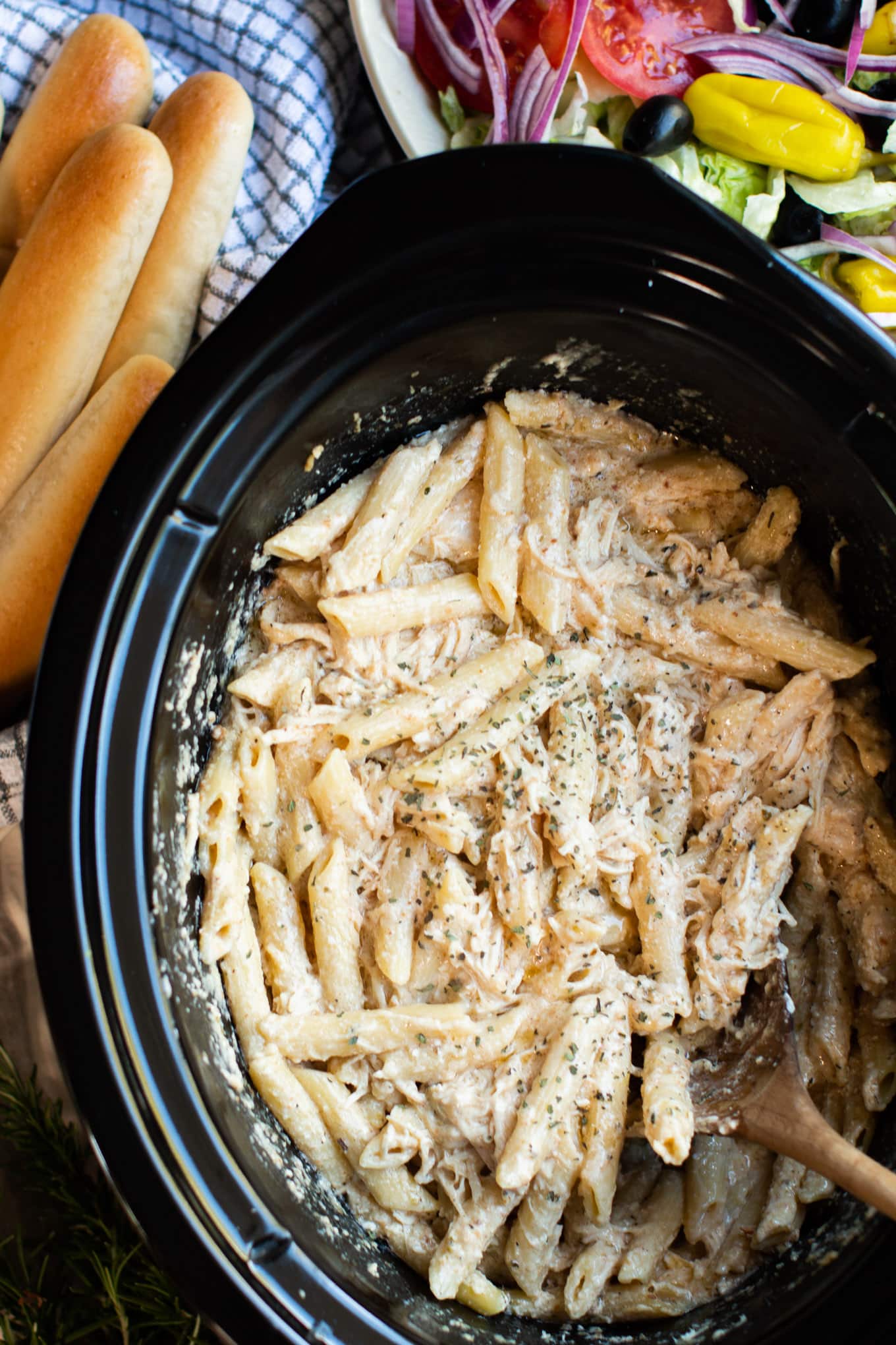 Instant Pot Olive Garden Chicken Pasta - Sparkles to Sprinkles