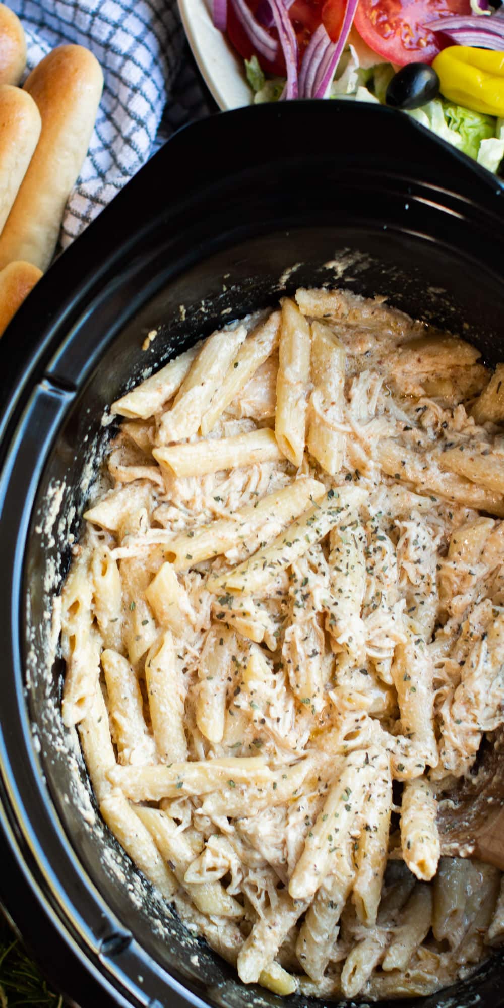 Slow Cooker Olive Garden Chicken Pasta The Magical Slow Cooker