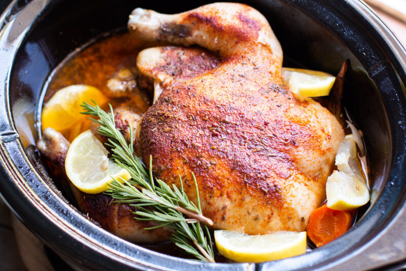Slow Cooker Whole Chicken The Magical Slow Cooker