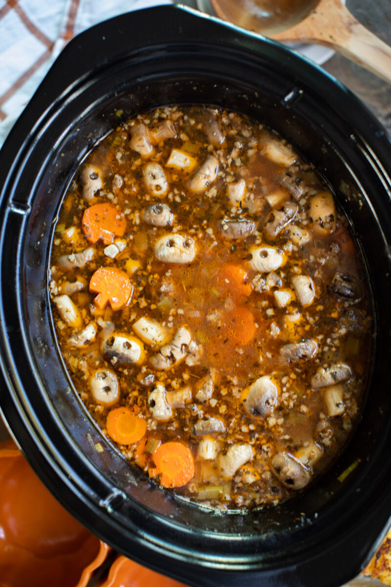 close up of witches brew stew