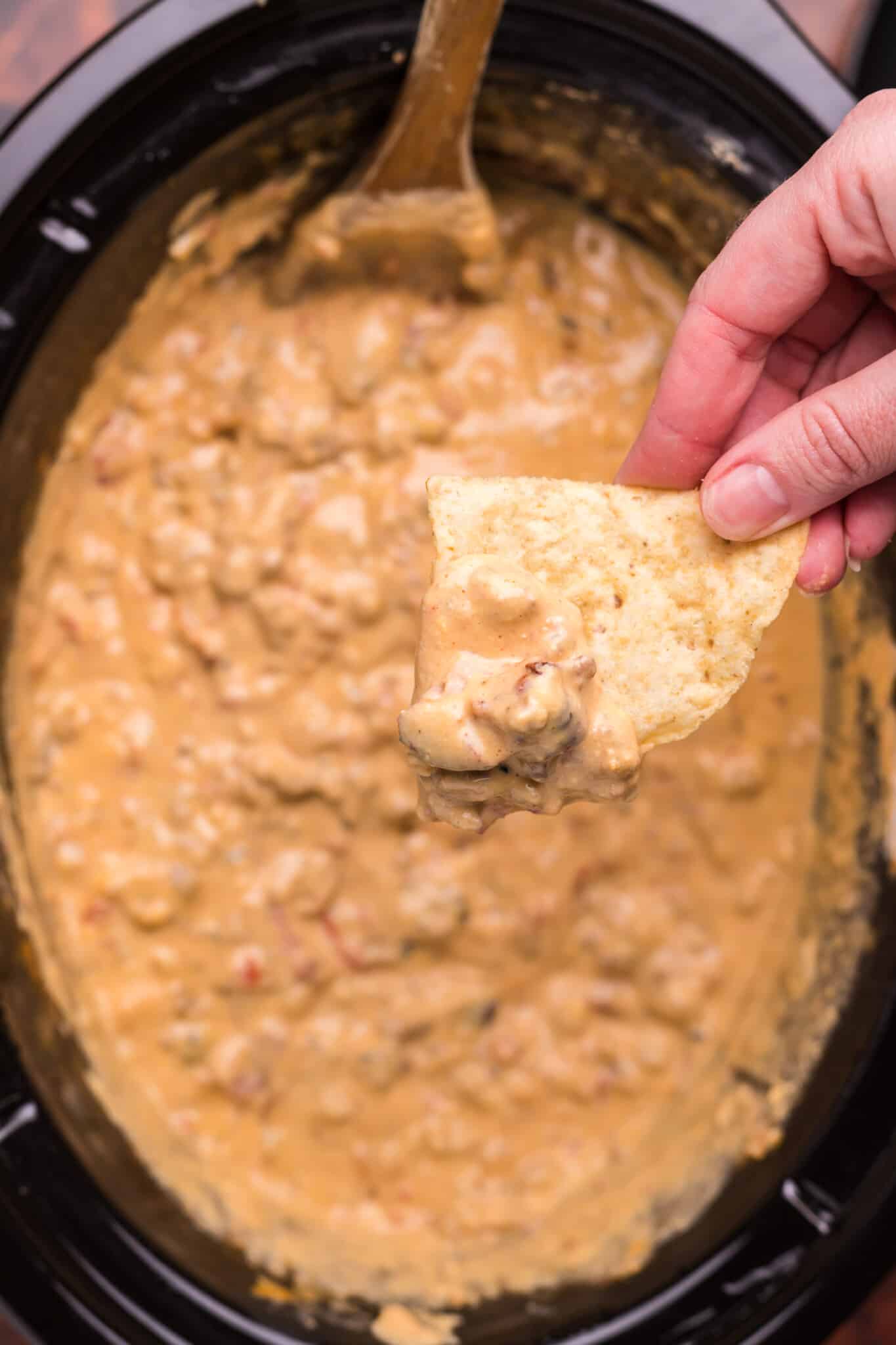 Slow Cooker Bacon Cheeseburger Dip - The Magical Slow Cooker