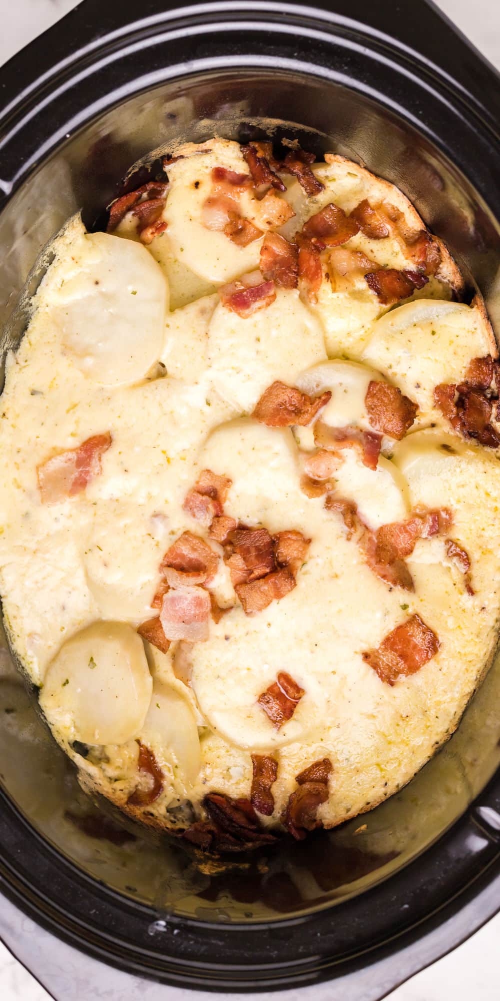 Creamy Slow Cooker Scalloped Potatoes Recipe - The Magical Slow Cooker