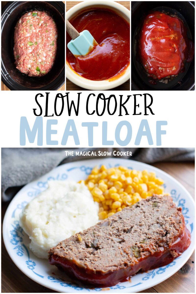 collage of meatloaf recipes with text overlay for pinterest