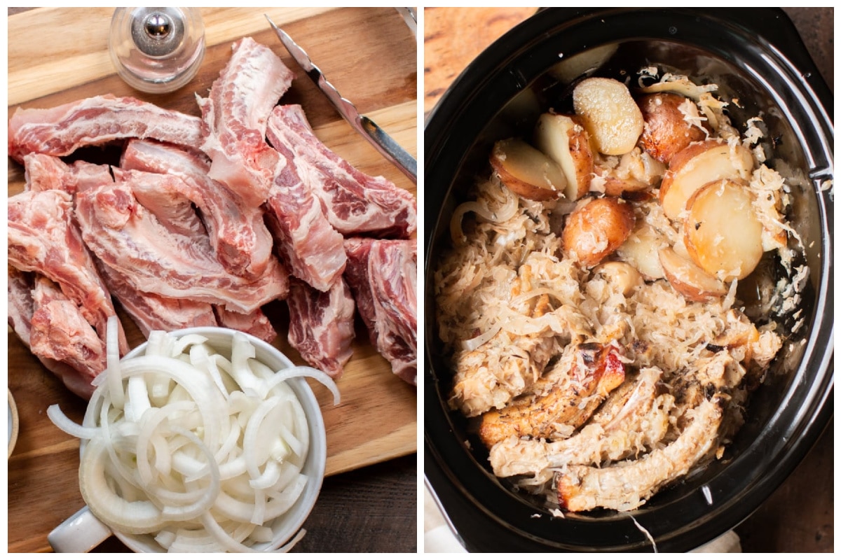 Slow Cooker Ribs, Potatoes and Sauerkraut The Magical Slow Cooker